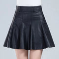 Woman Skirts Elegant Plus Size New Fashion Korean Style Genuine Real Leather Skirts High Waist Mini Skirt Womens Sexy Skirt