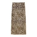 HXAO Tulle Leopard Skirts For Women Vintage Summer Long Skirt Woman Print Elegant Women's Skirts High Waist Sexy Skirts 088