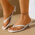 Women Retro Slippers New Summer Soft Leather Sandals Cat Women Shoes Thin Belt Thin Heel Soft Sole Flip-flops Slide Women