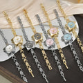 Creative Ladies Bracelet Alloy Watch Adjustable Elegant Women Style Quartz Movement Fashion Accessory Quartz Watch
