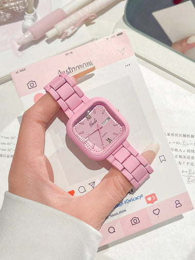 New Women'S Watch Student Style Luxurious And High-End, Fashionable Quartz Wristwatch With A Beautiful DesignWomen'S Accessories