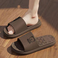 Women Summer Concise EVA Slippers Men Soft Home Slides Couples Bathroom Non-slip Sandals Adults Comfortable Outdoor Beach Shoes