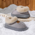 Fashion Fluffy Platform Soft Sole Slippers for Women Plush Warm Cotton Shoes Comfortable Non-Slip Winter Unisex Home Slipper