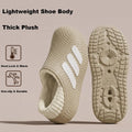 Men Women Fleece Lined House Shoes Winter Waterproof EVA Clogs Lightweight Warm Cozy Slip-on Sandals