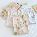2026 Spring/Summer New Women's Pajama Set Gongsatin Cotton Women's Pajama Silk Viscose Fiber Silk Smooth High end Home 2-Piece