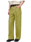 High Waist Jeans Pants Wide Leg Retro Men's High Waist Wide Leg Jeans Loose Fit Denim Pants Breathable Casual Stretchy Heavyweight Cotton Y2K Baggy Trousers