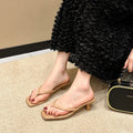 Female Summer Sexy Heels Fashion Sandals Slides Ladies Shoes Flip Flops Luxury High Heels Slippers Shoes Women Pumps