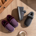 Cozy Fleece Indoor Slippers Men Women Anti-Slip Silent Thick Sole Soft Warm Cotton Shoes Autumn Winter Couple Home Footwear