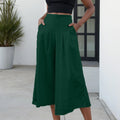 Women Pants 2026 Female Summer Pants for Women Cotton Linen Plus Size Wide Leg Pants Solid Elegant Loose OL Young Fashion Daily Elastic Pant
