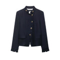 Women's Blazers Jackets 2026 zartins Eleant Fashion Outwear Long Sleeve Tops With Button Solid Jackets Casaco Femme Woman Coat