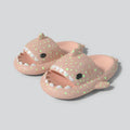 Luminous Shark Slippers Women Soft Sandals Beach Summer Shoes Bathroom Non-slip Flip Flops Cute Cartoon Couple Outdoor EVA Flats