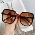 1PC Oversized Frame Square Sunglasses For Women Luxury Vintage Sun Glasses Classic UV400 Driver Goggles Fashion Eyewear