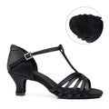 Latin Dance Shoes For Women Dancing Shoes Ladies Ballroom Tango Modern Shoes Standard Salsa Practice Training Heels 5/7.5/8.5cm