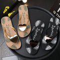 Summer Flip Flops House Slipper Women Heart Love Cloud Sandals Beach Slides Casual Home Shoes Platform Bathroom Flat Female