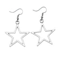 Vintage Star Drop Dangle Earrings for Women Fashion Jewelry Ladies Accessories Party Gift New