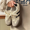 Women's New Autumn Fashion Versatile White Shoes Thick-soled Retro Casual Sports Shoes Students Soft-soled Comfortable Sneakers