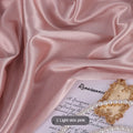 Lustrous Satin Fabric Plain Thickened Crystal Satin Fabric By The Meter for Clothes Decoration Sewing Lustrous Wedding Dress Textile Breathable Smooth