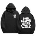 Custom Print Women Hoodie Sweatshirt Loose Long Sleeve Pullover, Personalized DIY Streetwear Hooded Top Autumn Daily Outfit