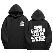 Custom Print Women Hoodie Sweatshirt Loose Long Sleeve Pullover, Personalized DIY Streetwear Hooded Top Autumn Daily Outfit
