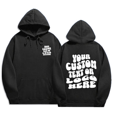 Custom Print Women Hoodie Sweatshirt Loose Long Sleeve Pullover, Personalized DIY Streetwear Hooded Top Autumn Daily Outfit