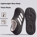 Men Women Fleece Lined House Shoes Winter Waterproof EVA Clogs Lightweight Warm Cozy Slip-on Sandals