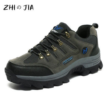 Shoes Outdoor Mountaineering Outdoor Men's Sneaker Autumn Winter Couples Casual Shoes Mountaineering Shoes Men's Leather Walking Shoes Large Footwear