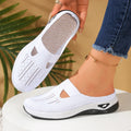 Women Slip‑on Breathable Casual Shoes Lightweight Comfort Walking Sneakers for Beach Garden Shopping Travel Mother Gift