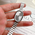 New Oval Dial Quartz Watch Simple Fold-down Clasp Watch Women Watch Student Wristwatch
