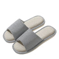 Four Season Linen Home Slippers Women Indoor Bedroom Women House Slides Autumn Unisex Lovers Shoes Adults Outdoor Casual Sandals
