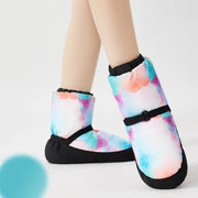 Dance Women Shoe New Ballet Warm Women Boot Soft Sole Practice Cotton Shoe Professional Plush Gril Shoe Dance Parent Child Boots