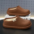 2026 New Men's Winter Warm Plush Lined Slippers Comfortable Large Size EVA Thick-Soled Indoor and Outdoor Home Shoes