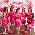 6-14Set Spa Party Robes for Girls Spa Robes Gowns Kids Birthday Party Favors Sleepover Kimono Robe Slumber Pyjama Party Favor