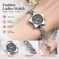 Creative Ladies Bracelet Alloy Watch Adjustable Elegant Women Style Quartz Movement Fashion Accessory Quartz Watch
