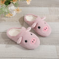 A Pair of Cute Cartoon 3D Pink Pig Plush Slippers for Women, Comfortable Furry Home Slippers with Soft Soles for the Bedroom, Cute Pig 3D Warm Non-Slip Indoor Slippers, Lightweight, Silent, and Comfortable Shoes for Women, a Top Choice for Holiday Gifts