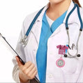 Women PVC Retractable Watch Brooch Cute Gift Nurse Pocket Watches Lovely Colourful Doctor Badge Reel