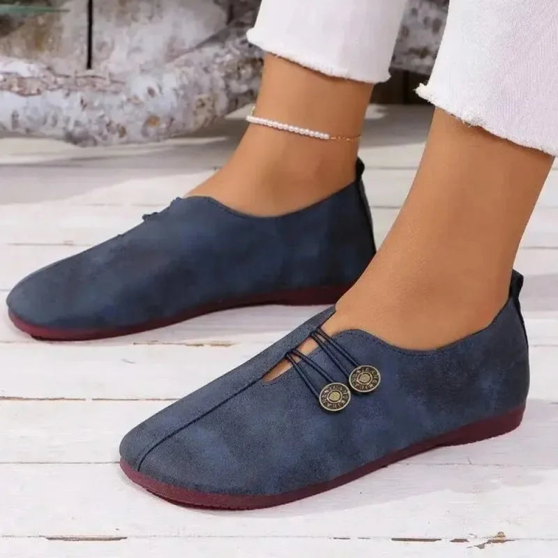 2026 New Fall Casual Slip-On Women Shoes Round Toe Flat Comfortable Breathable Lightweight Loafers Zapatos De Mujer