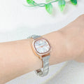 GEMOSA Minimalist Chic Design Women Men Squarel Quartz Watch Stainless Steel Strap Fashion Party Birthday Daily Perfect Gift