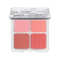 4-in-1 Glow Blush and Mario Brush Set Blush Filter Flush Eye Check Blush Palette Matte Shimmer Long Lasting Women Daily Cosmetic