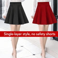 Comfortable Polyester Pleated Skirt Elastic Casual Mini Skirt Half Skirt Spring Summer
