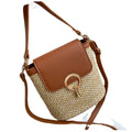 Women's Bag Casual Simple Fashionable Versatile Straw Woven Beach Handbag Portable Large Capacity High-quality Crossbody Bag