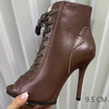 Women Pump Dance Heels Differenct Colors 9.5cm 11cm High Quality Made Real Genuine Leather Latin Jazz Dance Shoes For Woman