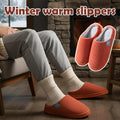 Winter Warm Slippers Plush Corduroy House Slippers Non Slip Indoor Home Cotton Shoes for Women Men Autumn Winter Couples