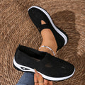 Women Breathable Mesh Flat Mules Lightweight Slip On Walking Shoes Comfort Versatile Daily Outdoor Travel Casual Mother Footwear
