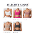 Hearuisavy High Intensity Sports Bra Women Fitness Underwear Back-Cross Anti-Shock Gym Running Yoga Bra Breathable Push Up Tops