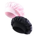 Satin Bonnet for Sleeping New Satin Wide Brim Nightcap Silky Bonnet Hair Wrap for Sleeping Sleep Cap With Elastic Soft Band Styling Cap Hair Wrapping Tool