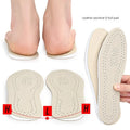 Women Shoe Leather Insoles Men Orthopedic Insoles O-leg Double-sided Leather Shoe Insoles Men Women Cowhide Breathable Shock-absorbing And Pressure-relieving