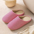 Unisex Home Slippers Soft Fur Slippers Warm Indoor Flat Slides Nonslip Couples Shoes Bedroom Light Slience Flats Autumn&Spring