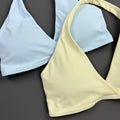 HISTELLO Origin Halter Bra Women Backless Sports Bra Soft Elastic Breathable Fitness Top Pilates Gym Running Yoga Underwear