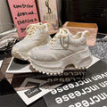 Dad Shoes Women's INS Starry Rhinestone Platform Flatform Sneakers 7cm Casual Shoes