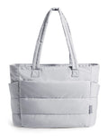 Women's Tote Bag BAGSMART Women's Bag Large Capacity Solid Color Tote Bag Versatile Handbag for Commuter Work Student Class Shopping Bag